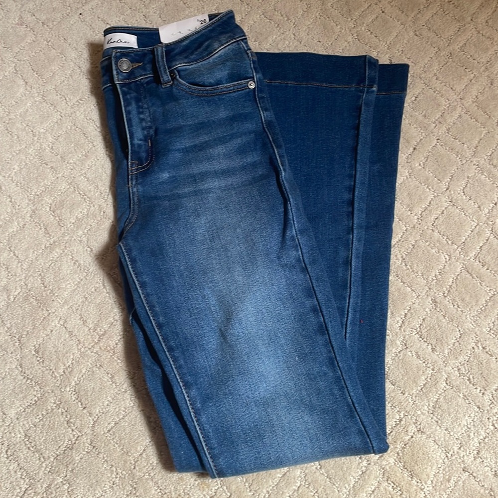 NWT Kancan High rise Flare jean